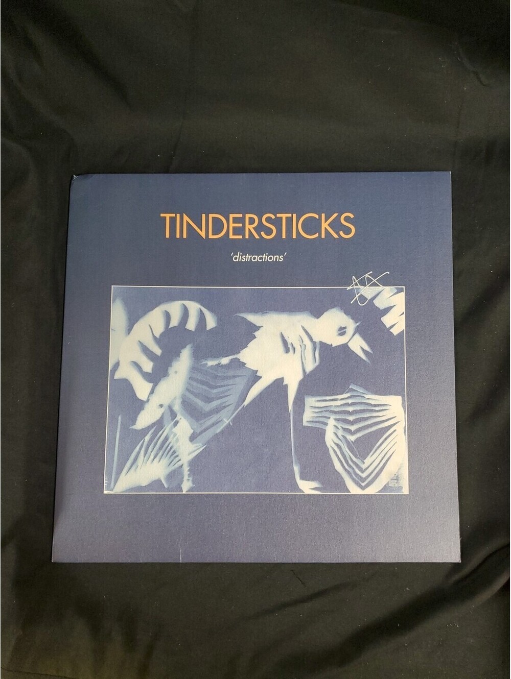 TINDERSTICKS DISTRACTIONS SIGNED Autographed By Stuart Staples SLEEVE ONLY